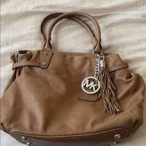 Tan Michael kors purse